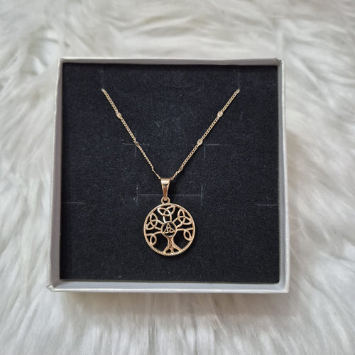 🌿 Collar Árbol de la Vida con Nudos Celtas 🌿