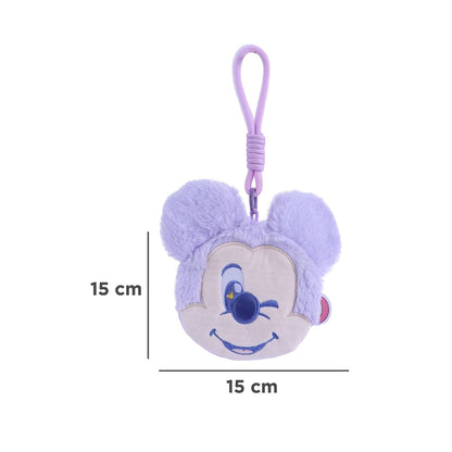 🐭💜 Monedero de Peluche Mickey Mouse 💫