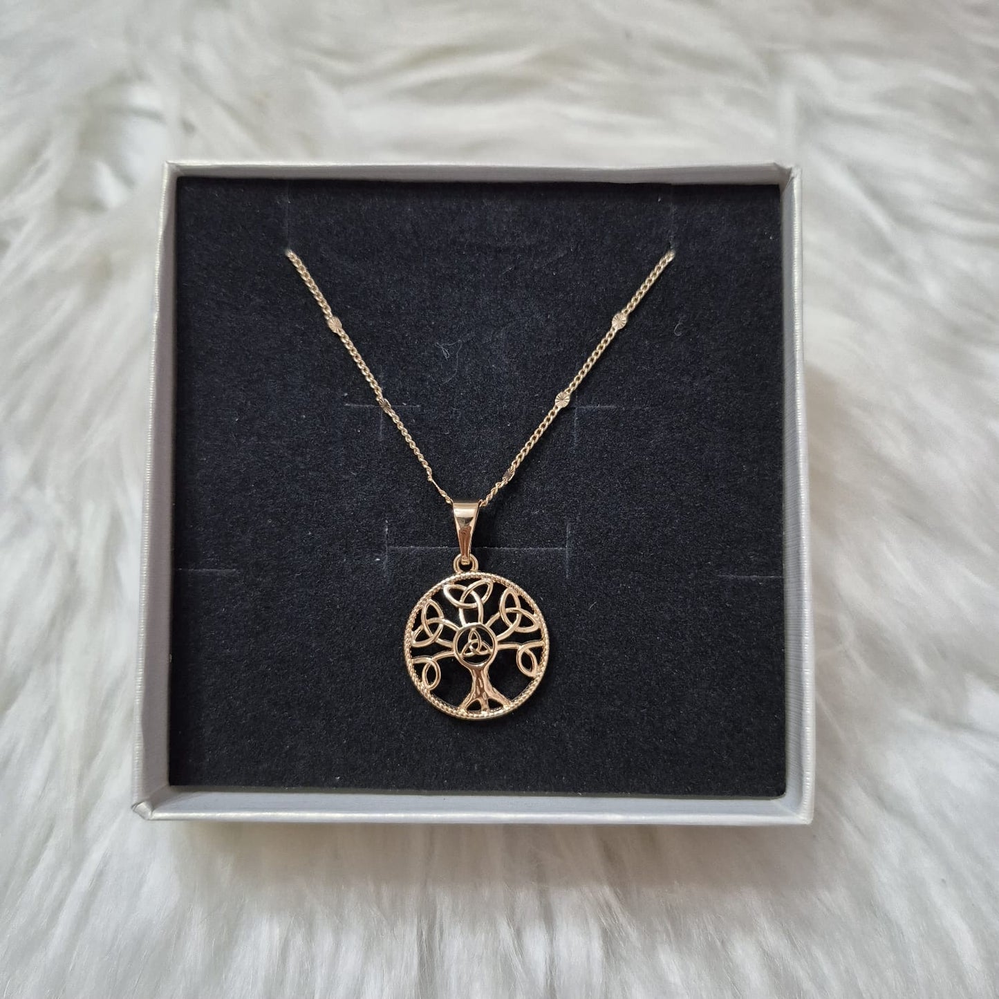 🌿 Collar Árbol de la Vida con Nudos Celtas 🌿